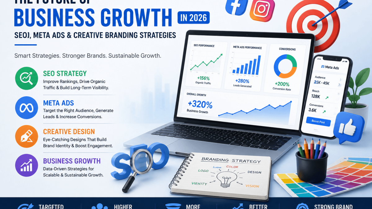 The Future of Business Growth in 2026: SEO, Meta Ads & Creative Branding Strategies